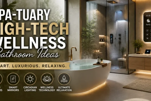 Spa-Tuary High-Tech Wellness Bathroom Ideas for a Luxurious Home Retreat
