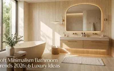 Soft Minimalism Bathroom Trends 2026: 6 Luxury Ideas for a Calm Spa-Like Space