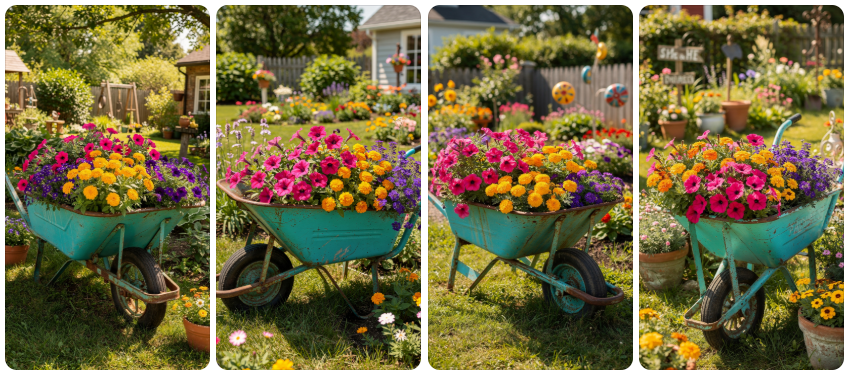 36 Vibrant Garden Junk Ideas