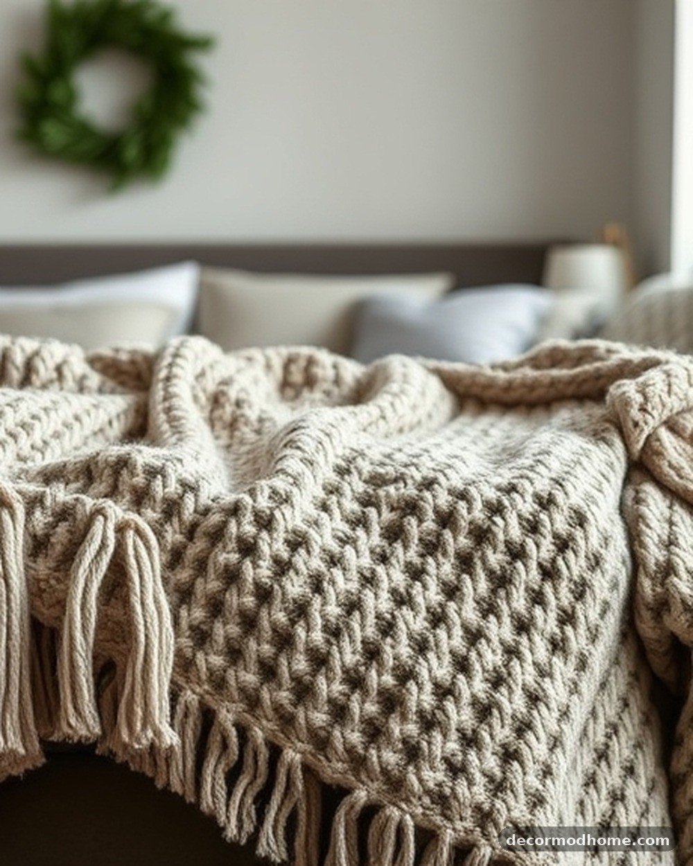 1. Chunky Knit Wool Throws