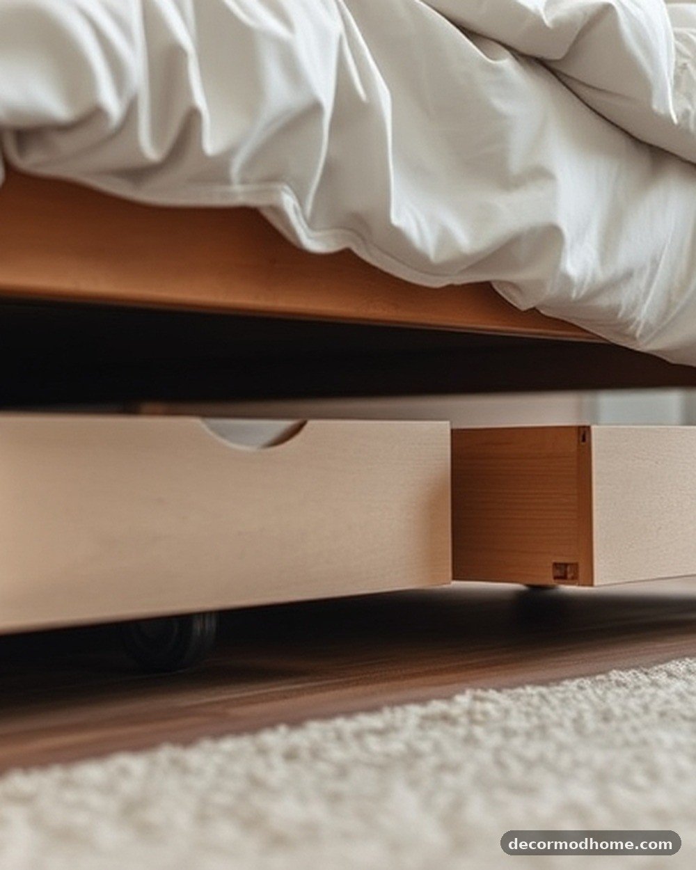 11. Under-Bed Rolling Drawers