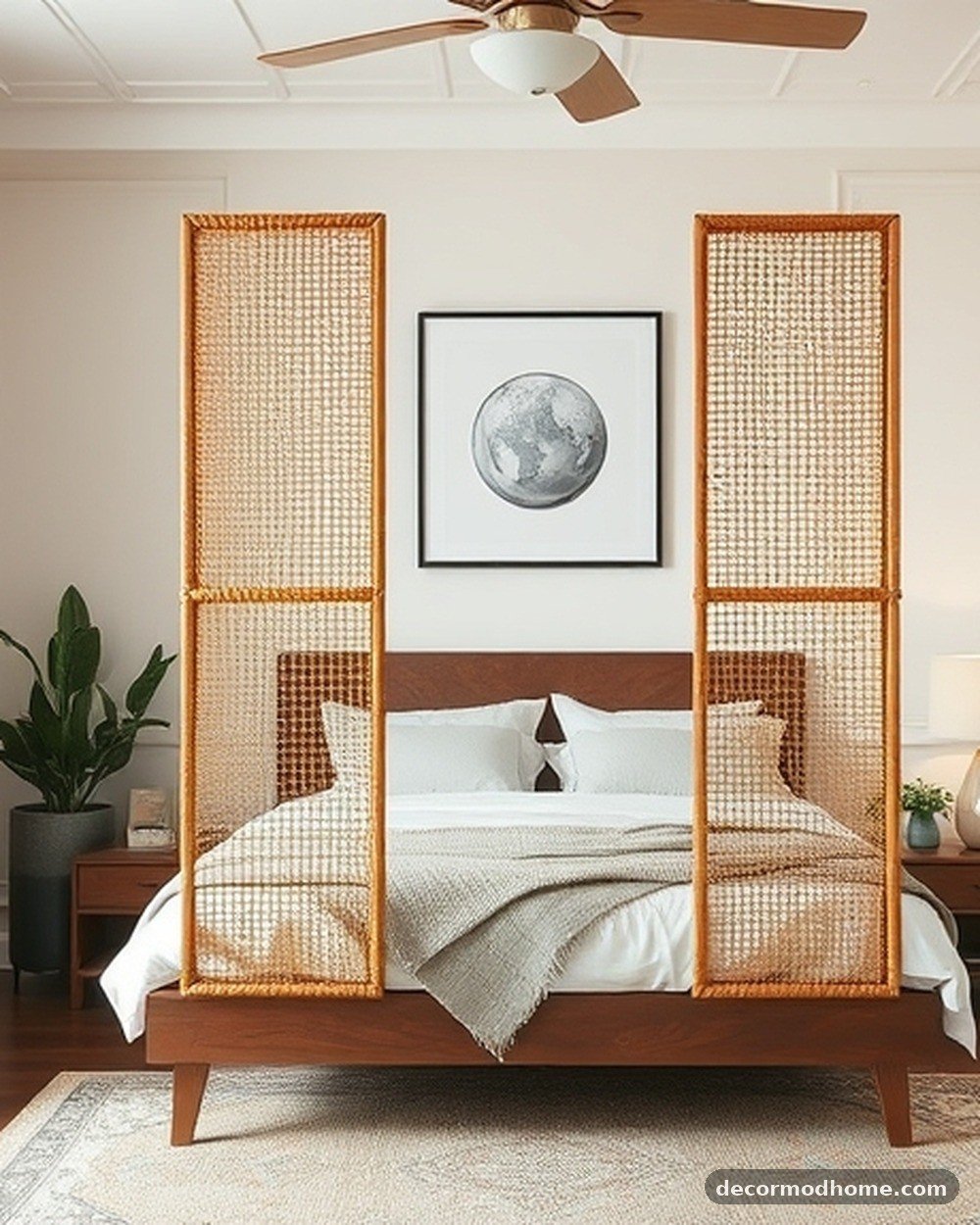 28. Rattan Room Dividers