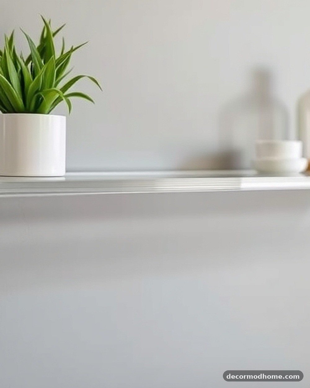 3. Clear Acrylic Floating Ledges