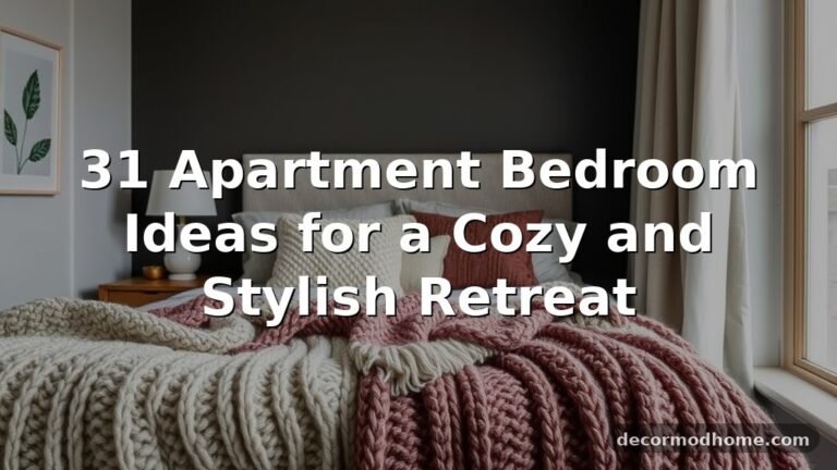 31 Apartment Bedroom Ideas for a Cozy and Stylish Retreat