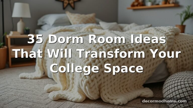 35 Dorm Room Ideas That Will Transform Your College Space