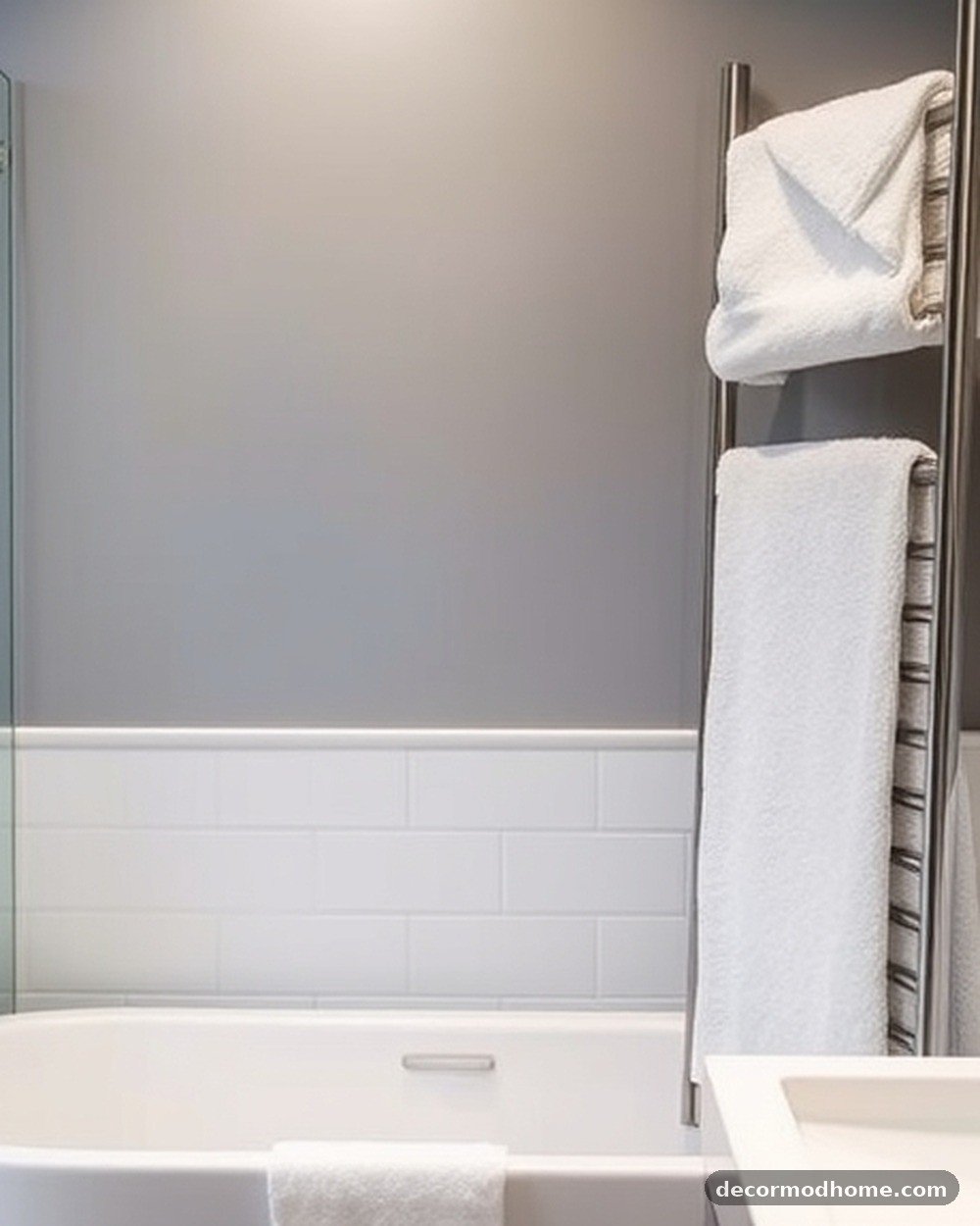4. Tall Slimline Ladder Towel Racks