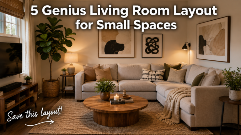 living room layout small space