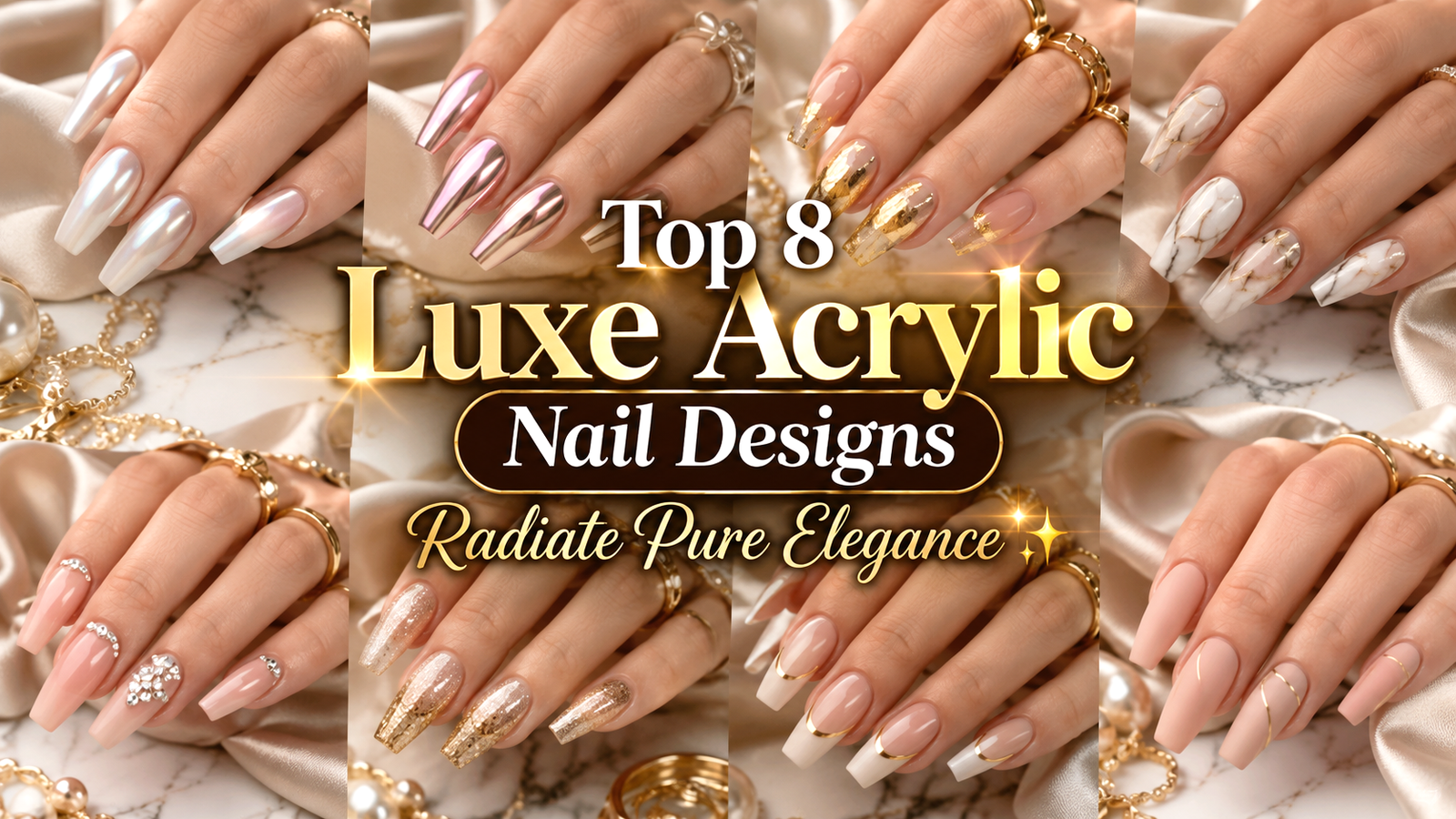 Luxe Acrylic Nail Designs
