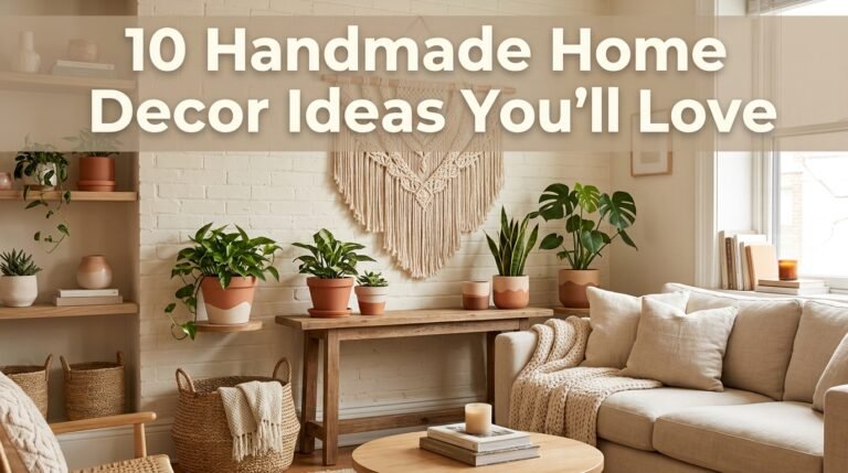 10 Handmade Home Decoration Ideas