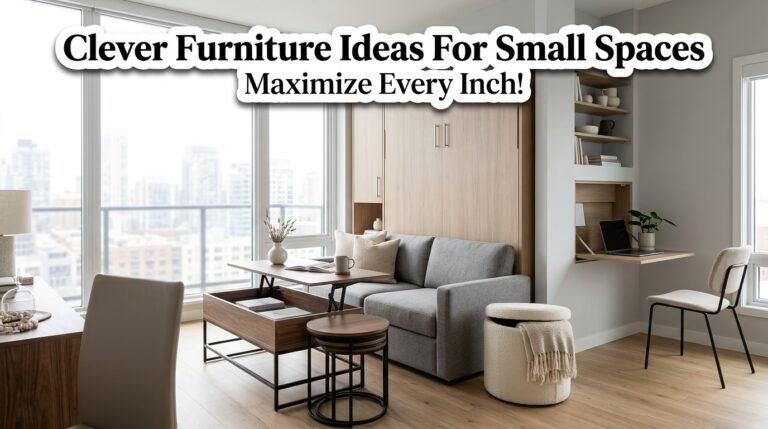 Clever Furniture Ideas For Small Spaces
