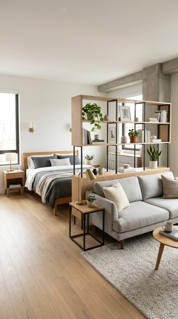 Corner sectional small space living room
