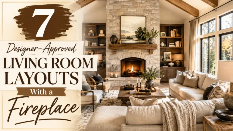 Living Room Layouts With a Fireplace
