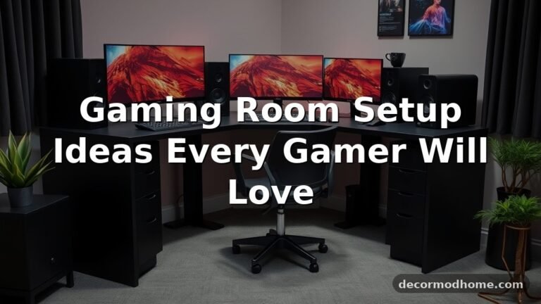 Gaming Room Setup Ideas Every Gamer Will Love