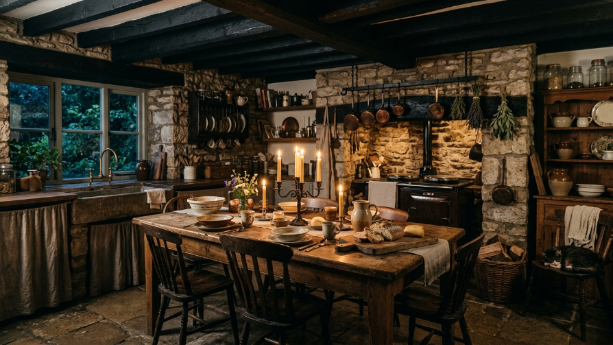 Dark Cottagecore Kitchen Ideas