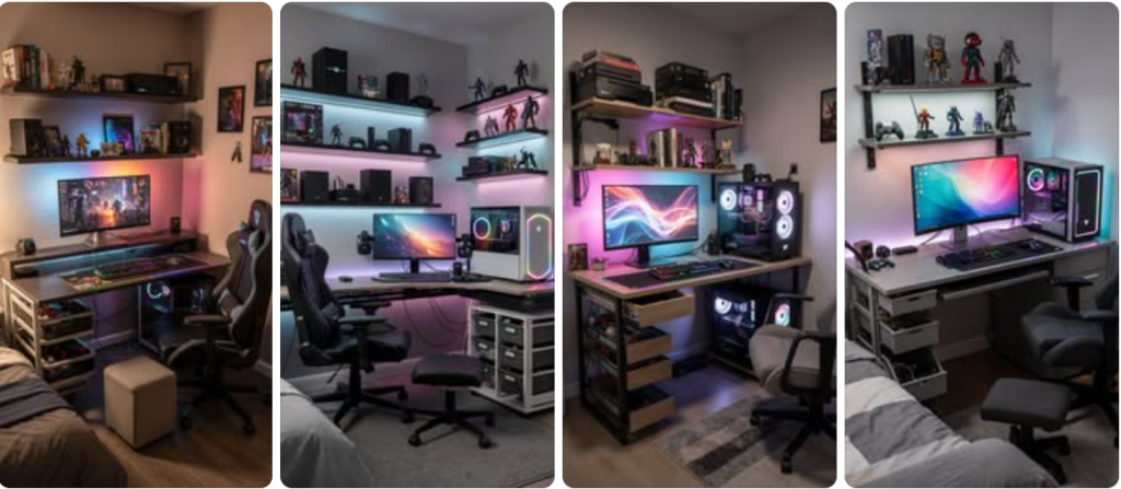 Small Bedroom Gaming Setup