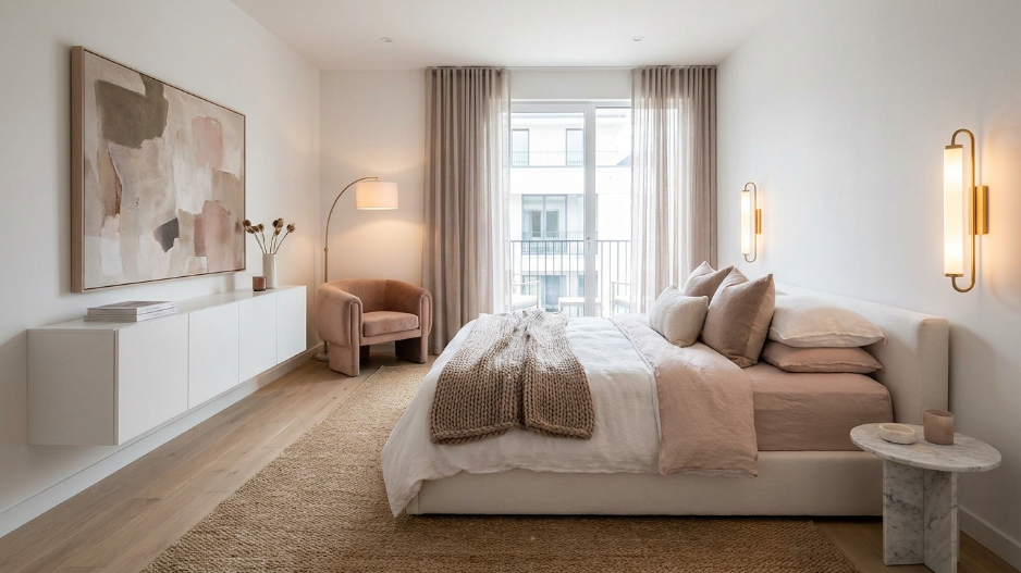 Modern Romantic Bedroom