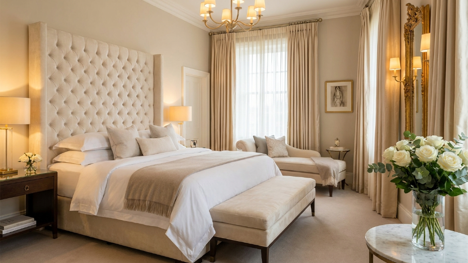 Hotel-Inspired Romantic Couple Bedroom