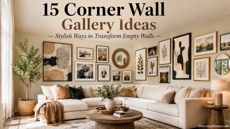 Corner Wall Gallery Ideas