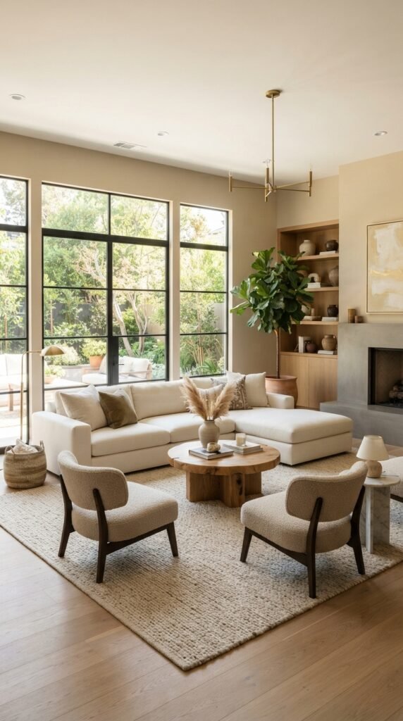 Sectional Living Room Layout Not Against Wall