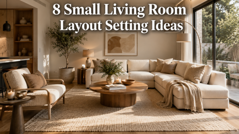small living room layout setting ideas