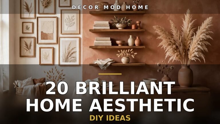 20 Brilliant Home Aesthetic DIY Ideas to Try