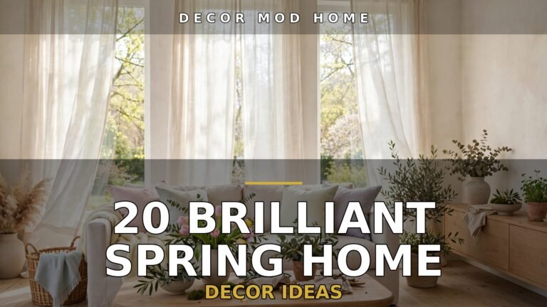20 Brilliant Spring Home Decor Ideas (Fresh Refresh)