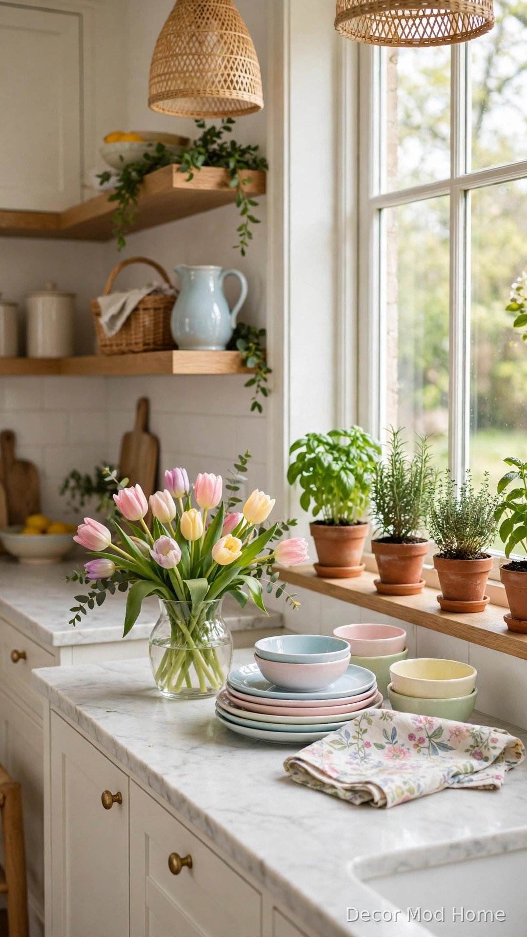 Add Colourful Kitchen Accents
