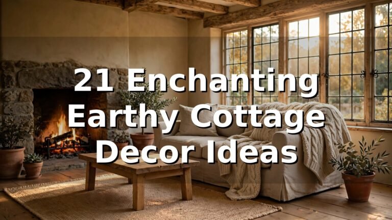 21 Enchanting Earthy Cottage Decor Ideas