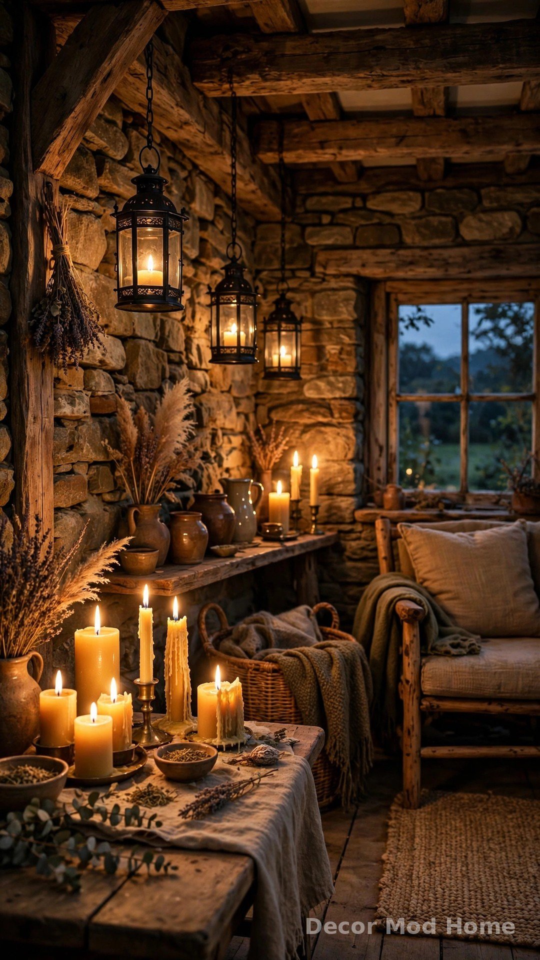 Glow with Iron Lanterns and Beeswax Candles