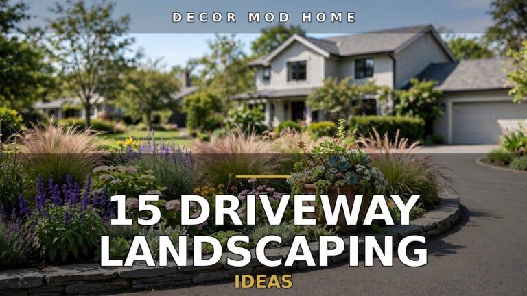 15 Side of Driveway Landscaping Ideas to Try