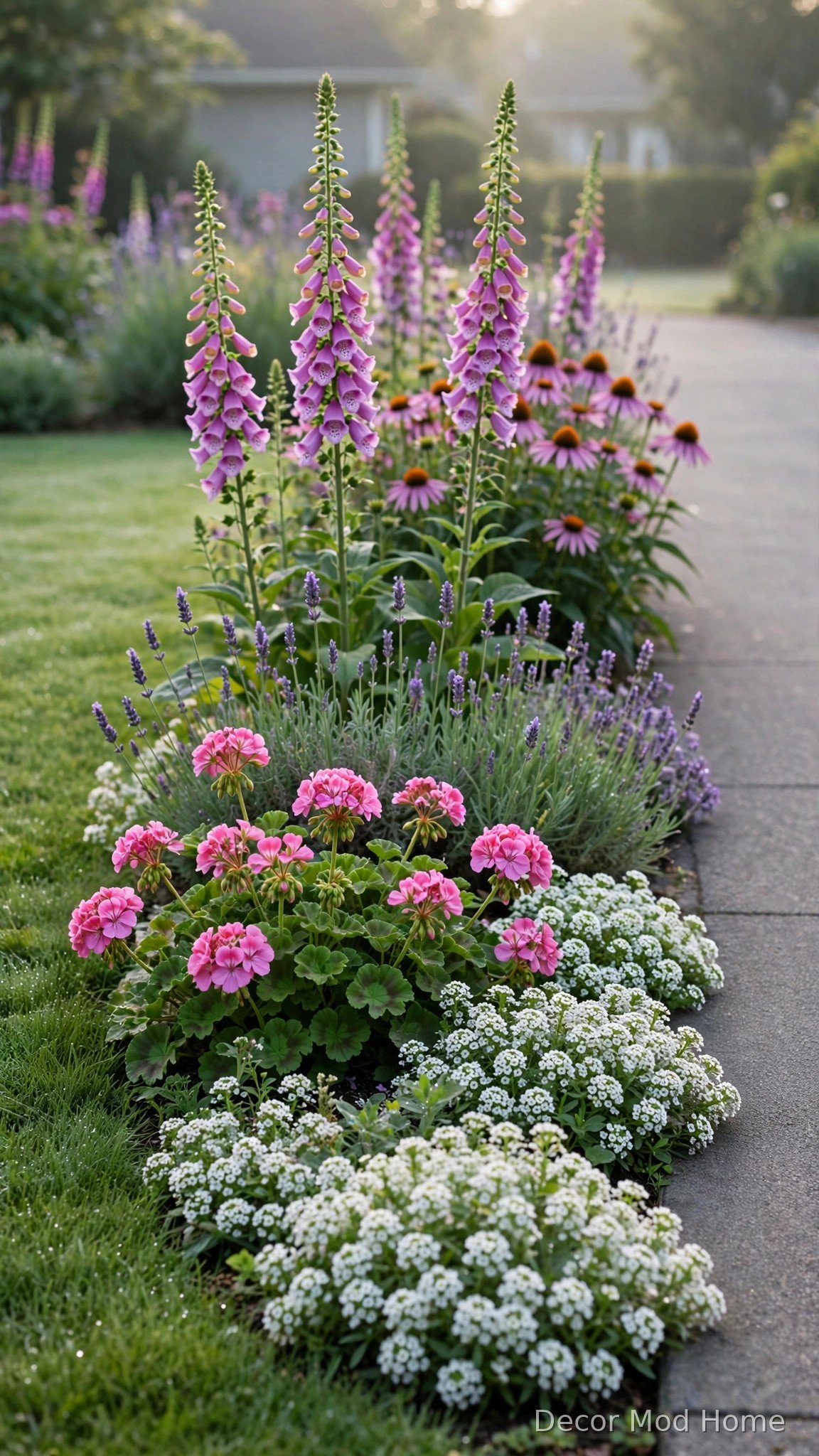 Create a Layered Flower Border